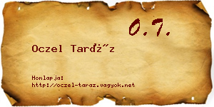 Oczel Taráz névjegykártya